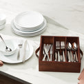 Mooncrest 30 Piece Flatware Set with Caddy