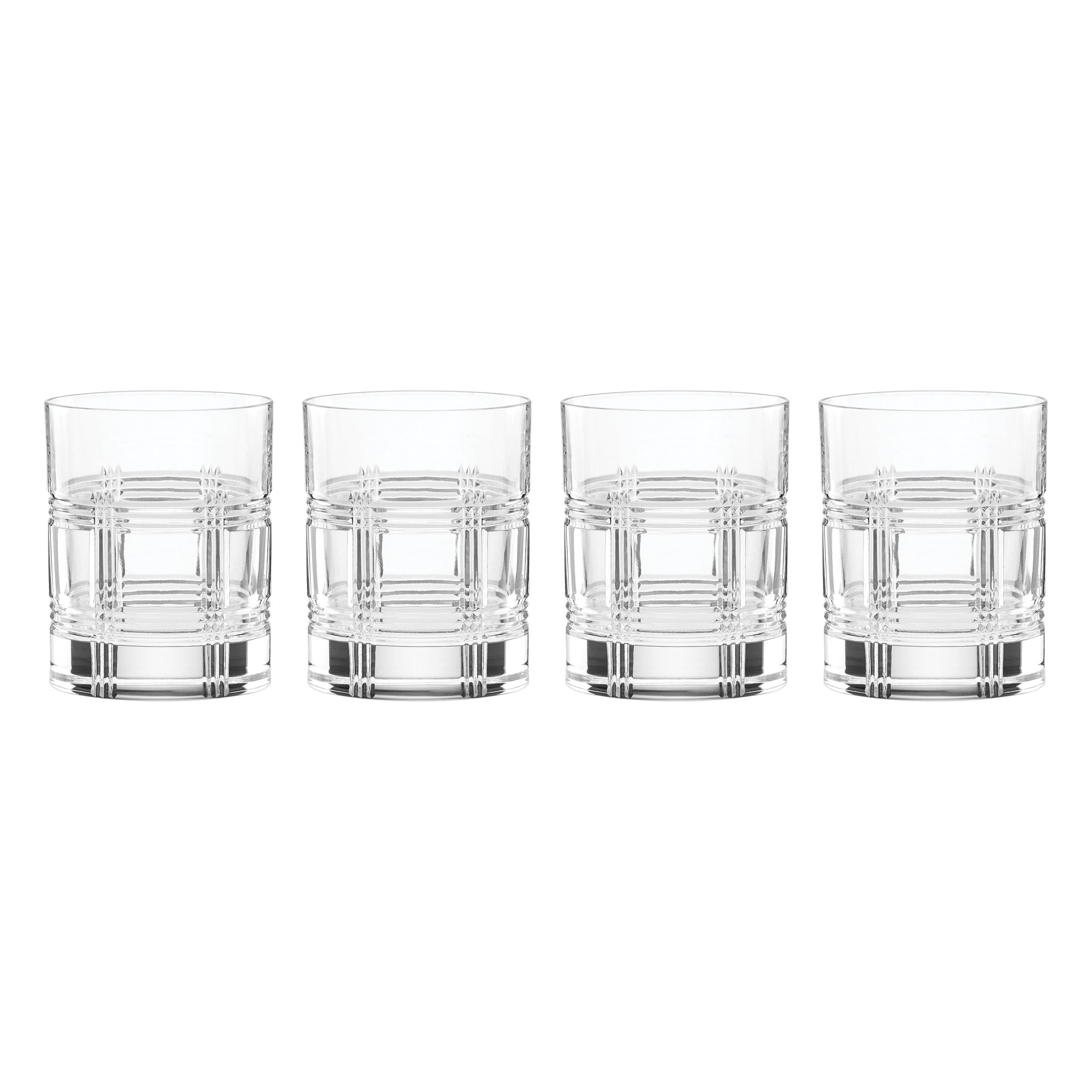 Lenox cheapest Debut Windswept Crystal double old fashioned bourbon glasses (4)