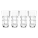 Hudson Crystal Highball Glasses, Set of 4