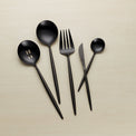 Skandia Zephyr Black 45 Piece Flatware Set