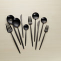 Skandia Zephyr Black 45 Piece Flatware Set