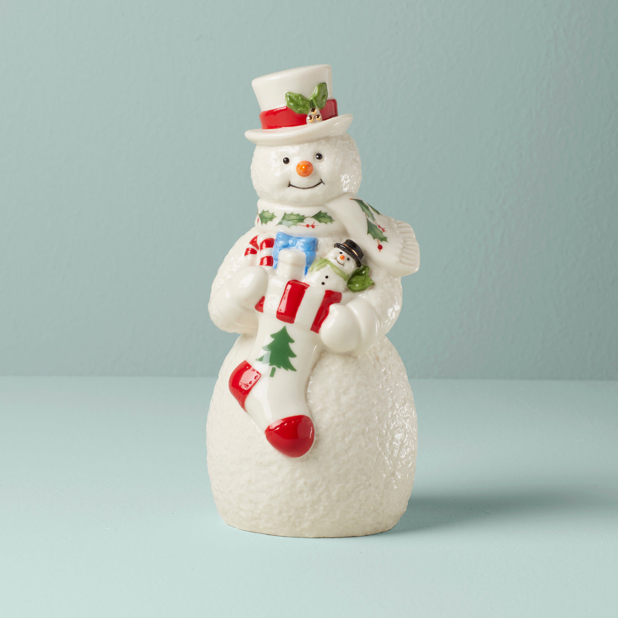 2023 Snowman with Stocking Figurine – Lenox Corporation