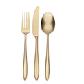 Ayla Champagne 12 Piece Flatware Set