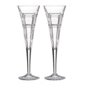 Hudson Toasting Flutes, Set of 2