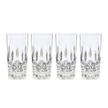 Hamilton Crystal Highball Glasses, Set of 4