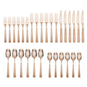 Rose In Full Rose Gold 30-Piece Flatware Set