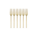 Allay Champagne Everyday Flatware Dinner Forks, Set of 6