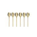 Allay Champagne Everyday Flatware Teaspoons, Set of 6