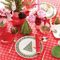 Be Jolly Color 4-Piece Tidbit Plates