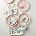 Peanuts Easter Snoopy 4-Piece Accent Plates Set