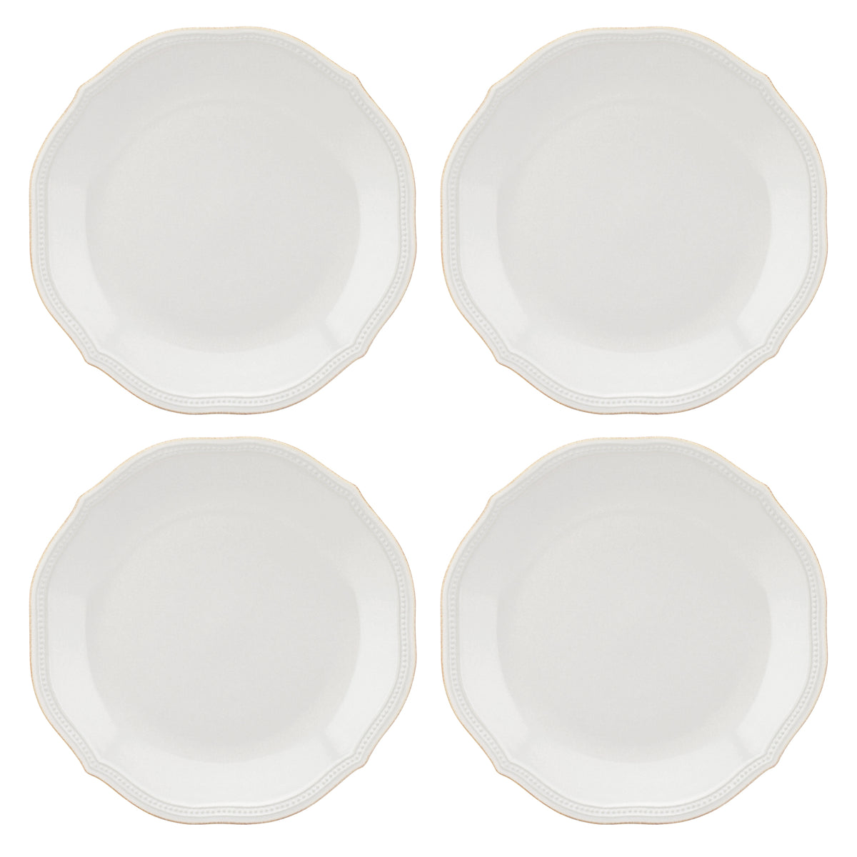 French Perle Bead Dinner Plates, Set of 4 – Lenox Corporation