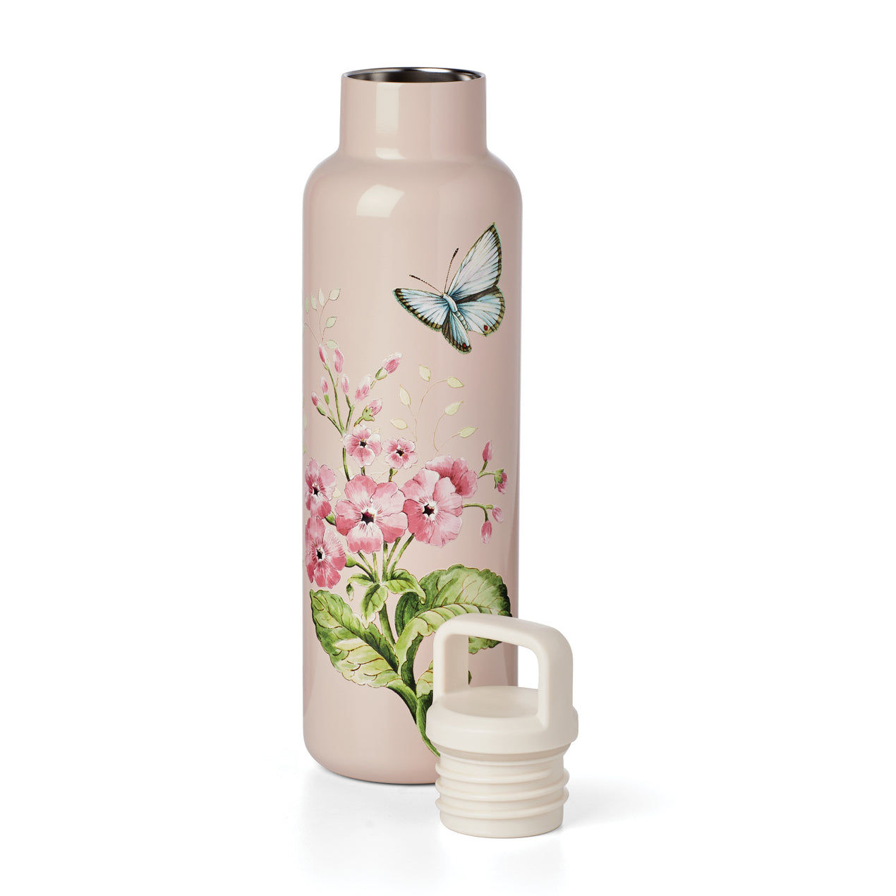 Butterfly Meadow Pink Stainless Kids Water Bottle – Lenox Corporation