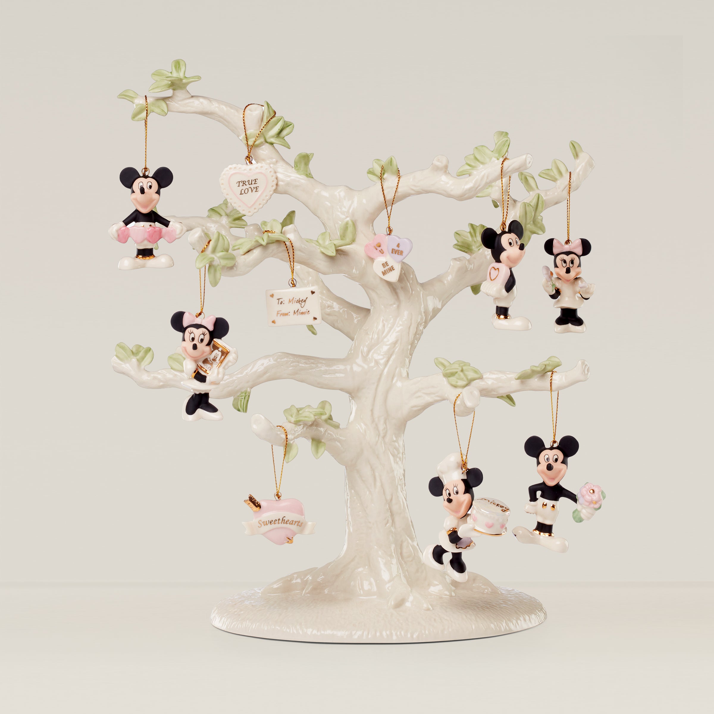 Disney Romantic Moments 10-Piece Mini Ornament Set