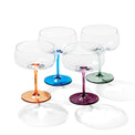 Bottoms Up Cocktail Glasses, Set Of 4