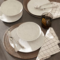 Terrazzo Melamine Cream 12 Piece Dinnerware Set