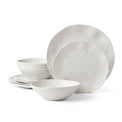 Terrazzo Melamine Cream 12 Piece Dinnerware Set