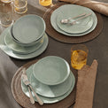 Terrazzo Melamine Mint 12 Piece Dinnerware Set