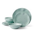 Terrazzo Melamine Mint 12 Piece Dinnerware Set