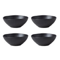 Ridge Black 12 Piece Dinnerware Set