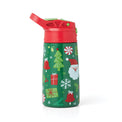 12 Oz Insulated Santa Claus Water Bottle