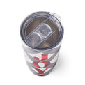 20 Oz Black Plaid "Joy" Insulated Highball Tumbler