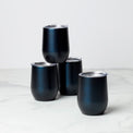 12 Oz Insulated Wine Tumbler, Set of 4, Navy