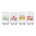 Festive Cocktail Glasses, Set Of 4