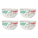 Snoopy Christmas All-Purpose Bowls, Set of 4