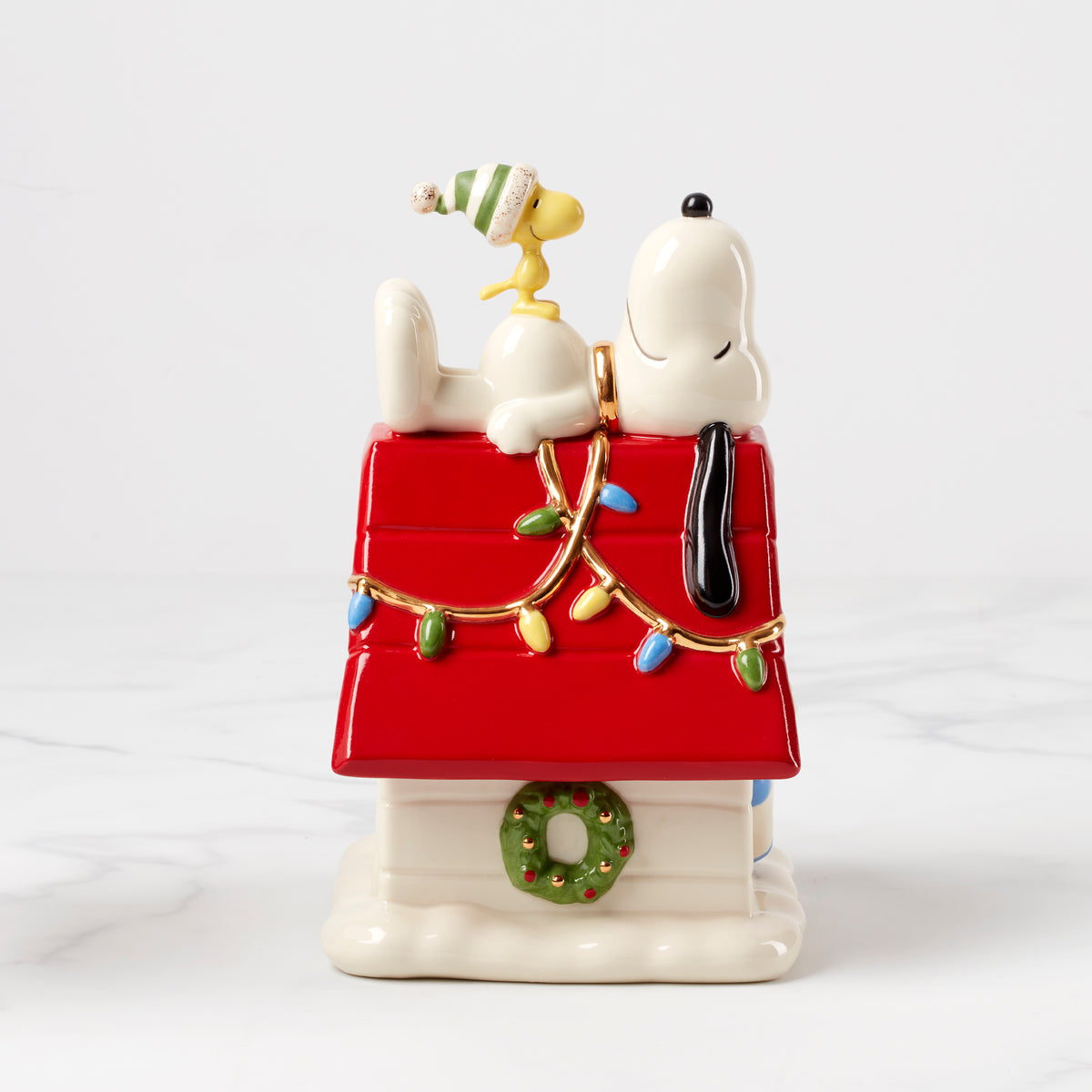 Snoopy Christmas Covered Candy Dish – Lenox Corporation