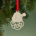 Pierced Santa Charm Ornament