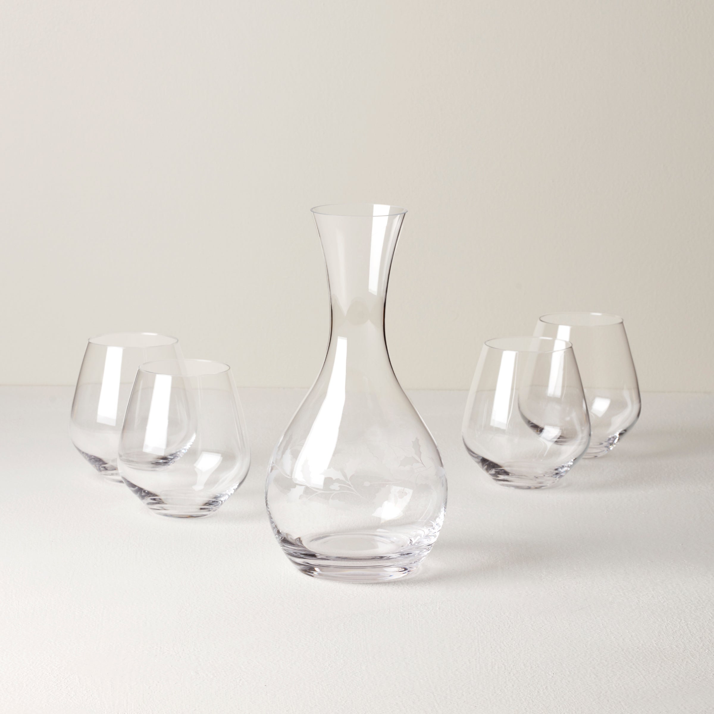 Holiday 3-Piece Decanter & Wine Glasses Set - Lenox