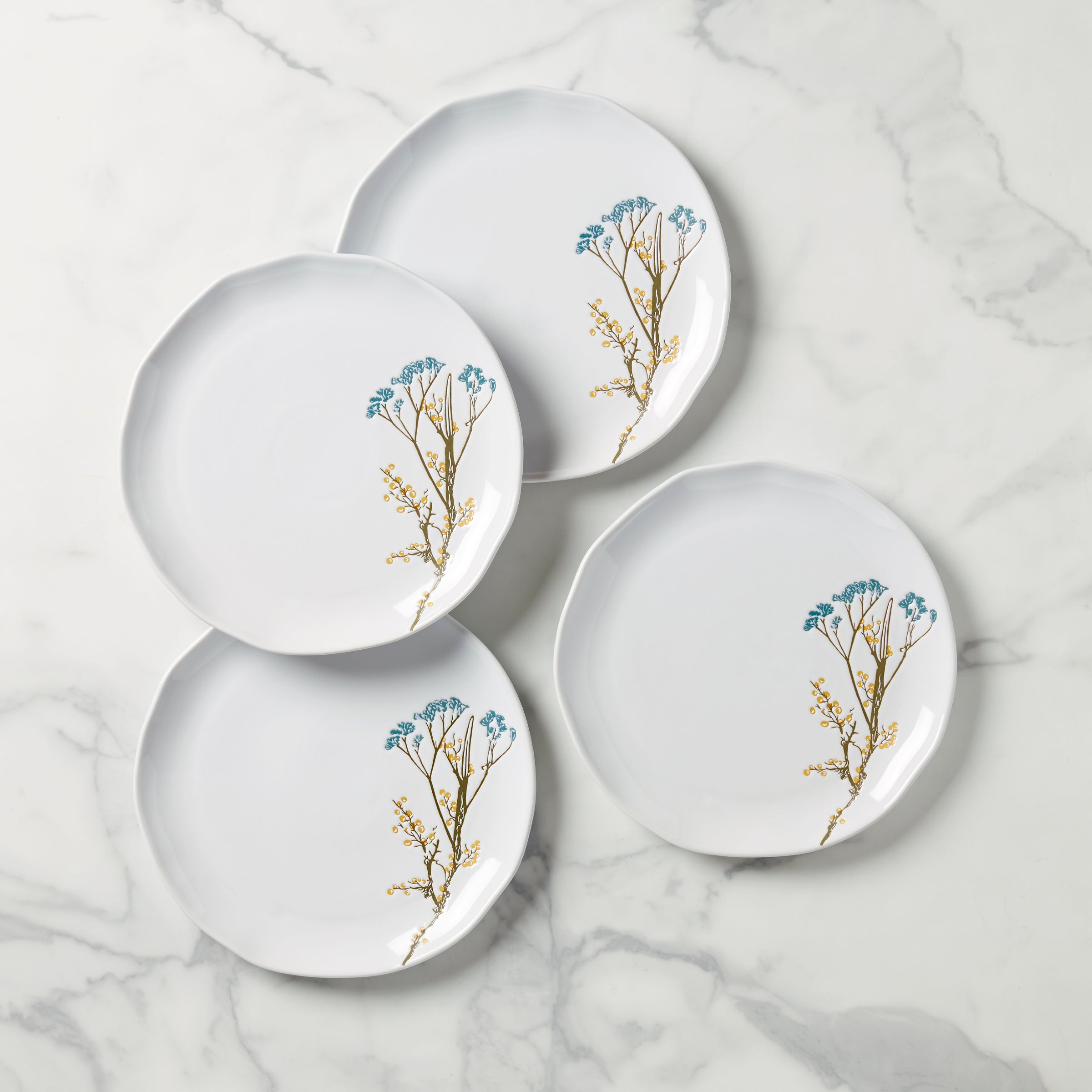 Wildflowers Dinner Plates, Set of 4