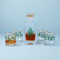 Holiday 5-Piece Decanter & Whiskey Glass Set