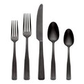 Reid Vintage Black Tumbled 20 Piece Flatware Set