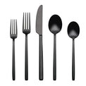 Dean Satin Black 20 Piece Flatware Set