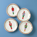 Nutcracker Dinnerware Accent Plates, Set of 4, Assorted