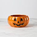 Vintage Halloween Figural Pumpkin Candy Bowl