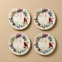 Winter Greetings Dinnerware Salad Plates, Set of 4