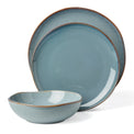 Organic Shades 12-Piece Dinnerware Set , Slate Blue