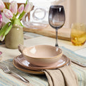 Organic Shades 12-Piece Dinnerware Set, Clay