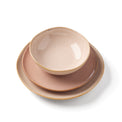 Organic Shades 12-Piece Dinnerware Set, Clay