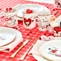 Snoopy Valentine's Day Accent Plates, Set of 4, Assorted