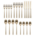 Robyn Satin Champagne Mist 20-Piece Flatware Set