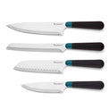 Keen Black Marble 5-Piece Cutlery Set