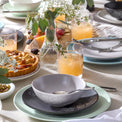 Roseto 12-Piece Dinnerware Set, Soft Sage