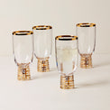 Tuscany Classics Gold Frost All-Purpose Glasses, Set of 4