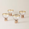 Tuscany Classics Gold Frost Coupes, Set of 4