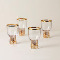 Tuscany Classics Gold Frost Wine Glasses, Set of 4