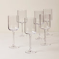 Tuscany Classics Straight Set of 6 Wine Glasses - White