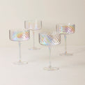 Tuscany Classics Iridescent Coupes, Set of 4